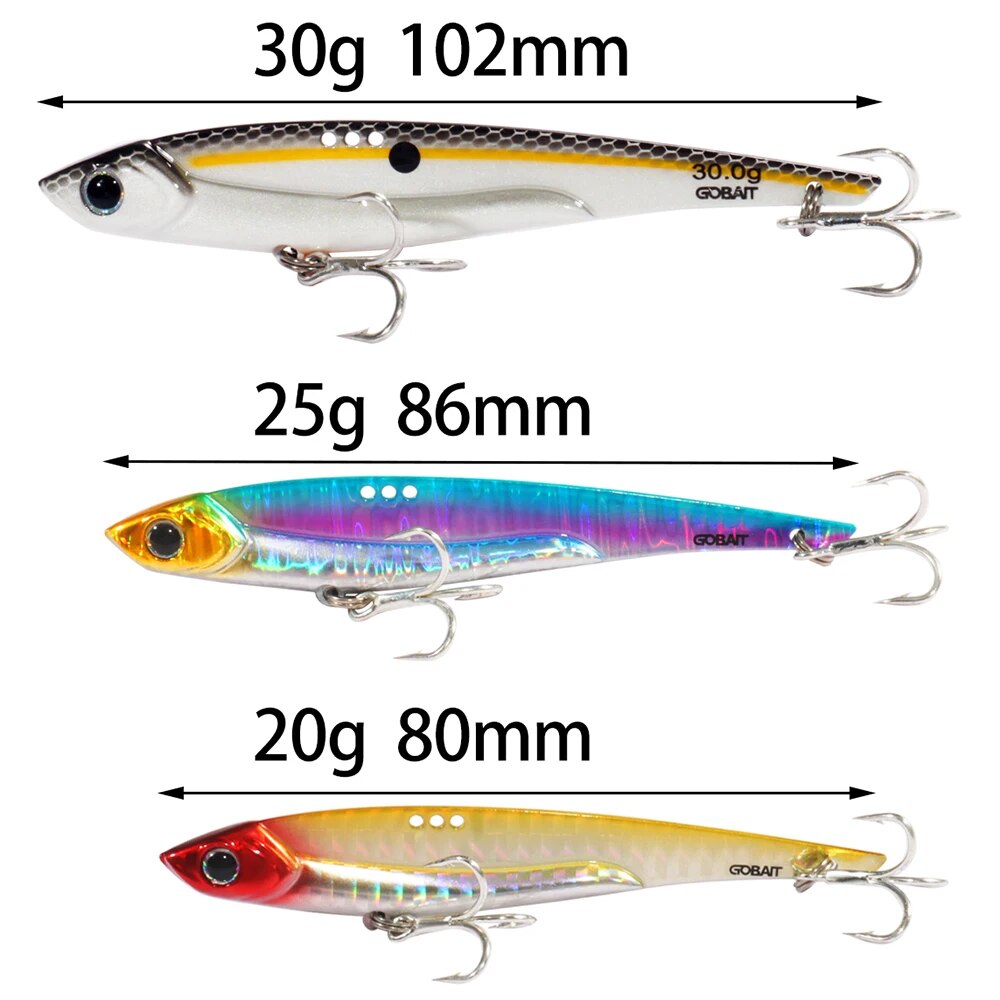 GOBAIT VIB 낚시 미끼 20g 25g 30g 금 - Fishing Hook Treble 리뷰 및 가격