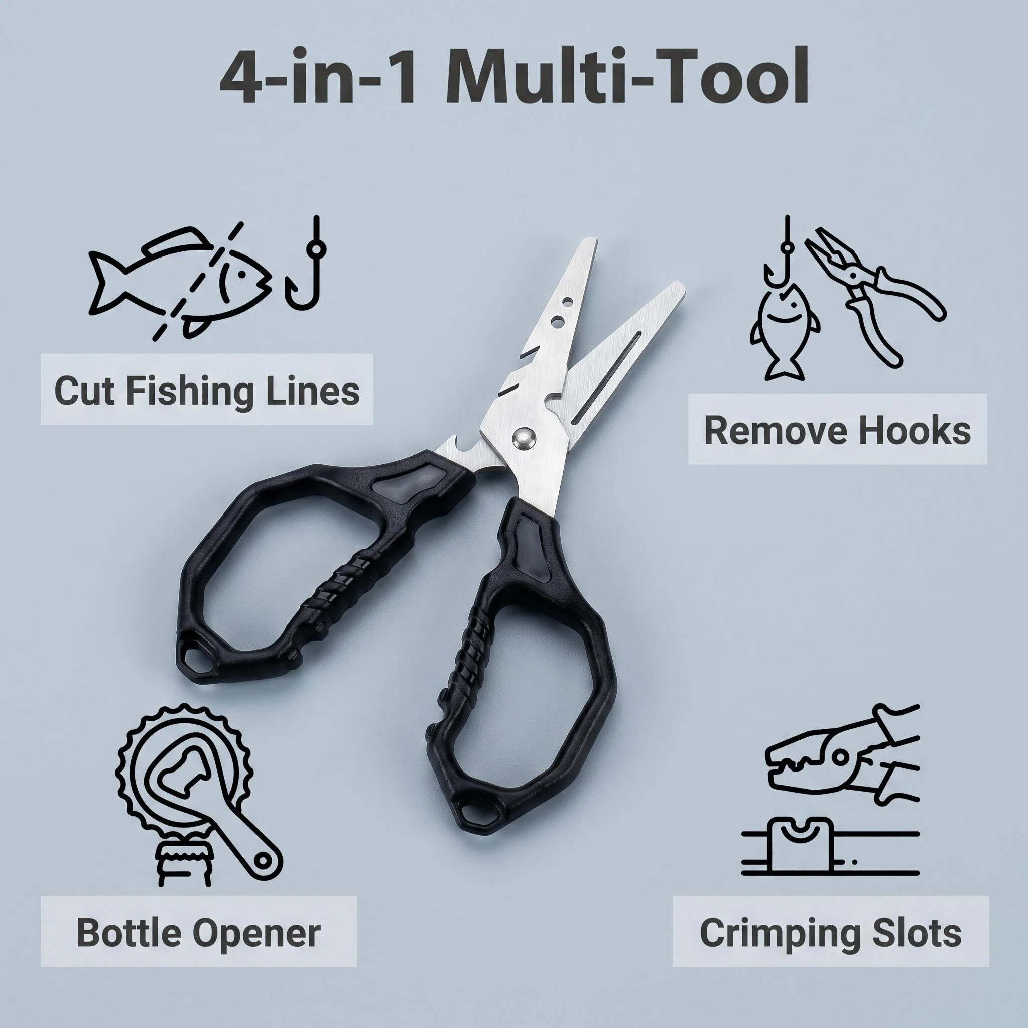 다기능 낚시 가위 스테인레스 스틸 라인 커터 (훅 제거 - Fishing Hook Remover 리뷰 및 가격