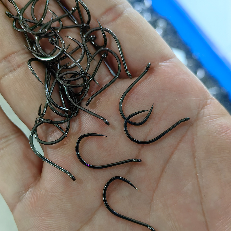 민물 낚시 후크, 잉어 낚시 후크, 논 바브 후크 키트 - Fishing Hook Circle 리뷰 및 가격