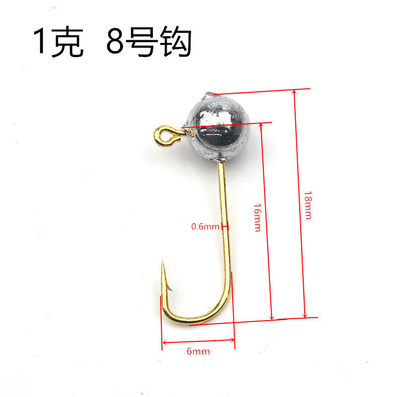 10개/세트 마이크로 지그 헤드 낚시 바늘 1g-5g  - Fishing Hook Offset 리뷰 및 가격