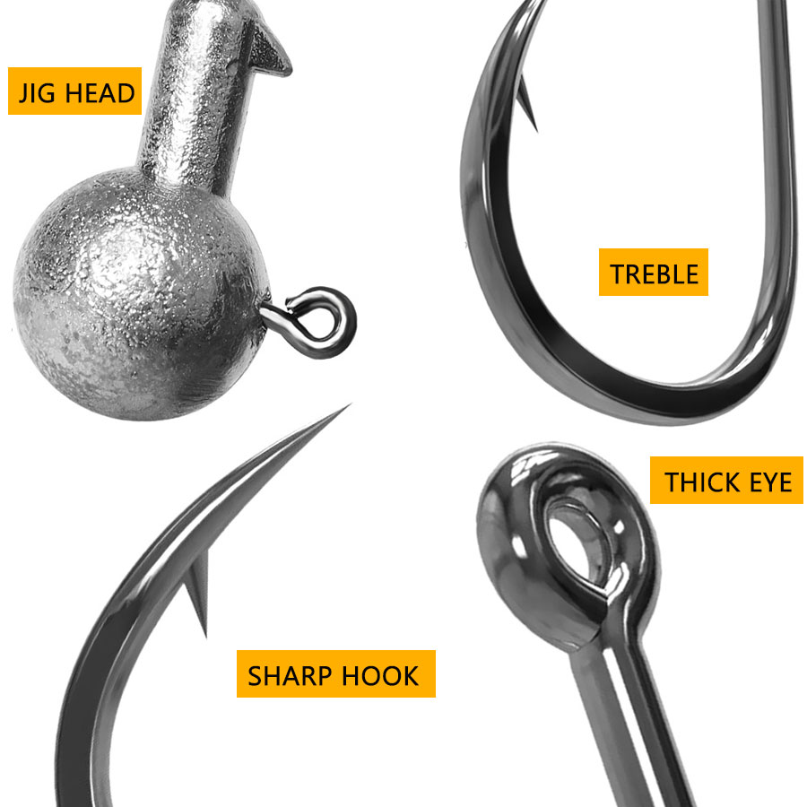 WODJYJ 1g 2g 3g 4g 5g 7g 8g 10 - Fishing Hook Assortment 리뷰 및 가격