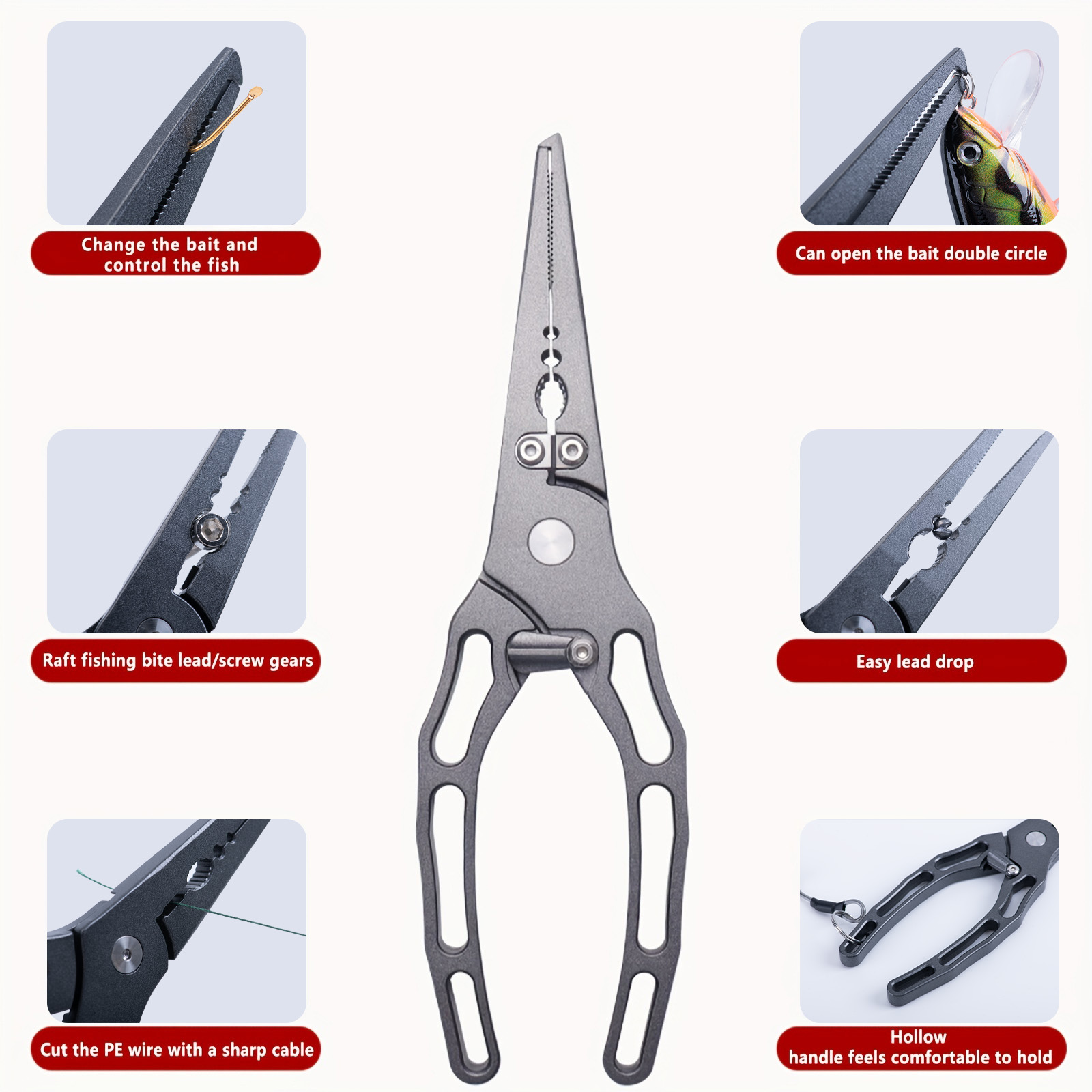 낚시 플라이어 및 피쉬 그리퍼 콤보 키트, 녹슬지 않는 - Fishing Hook Remover 리뷰 및 가격